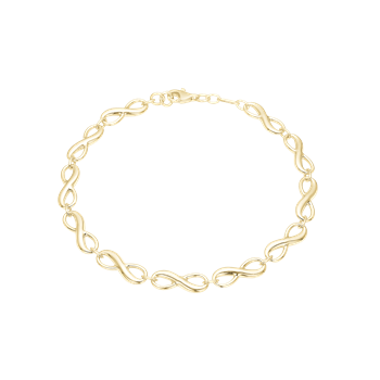 Aagaard's Armbånd Evighedstegn, 19 cm forg sølv