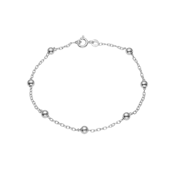 Aagaard's Armbånd, kugler, 19cm sølv