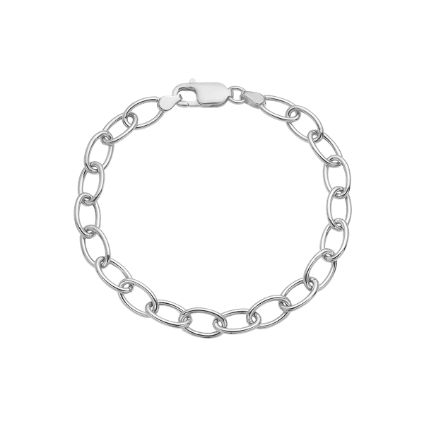 Aagaard\'s Armbånd, Ovale led, 20cm sølv