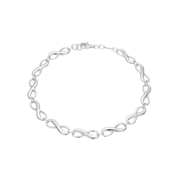 Aagaard\'s Armbånd Evighedstegn, 19 cm sølv