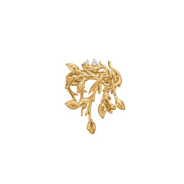 Aagaard\'s Connections lås forgyldt sølv, Branch