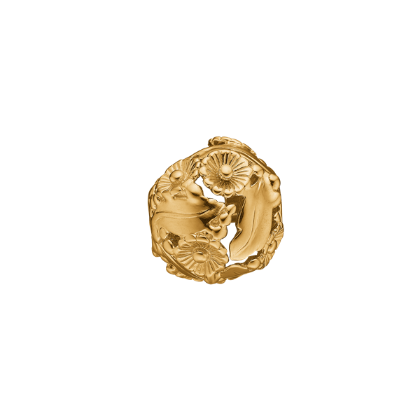 Aagaard\'s Connections lås forgyldt sølv, Flower Bo