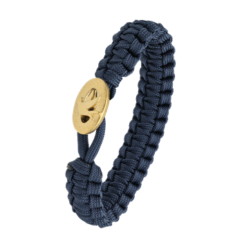 Aagaard's FSTS blåt armbånd m forg lås 01, 18-25 cm