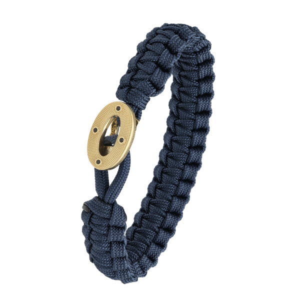 Aagaard\'s FSTS blåt armbånd m forg lås 07, 18-25 cm