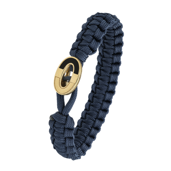 Aagaard\'s FSTS blåt armbånd m forg lås 08