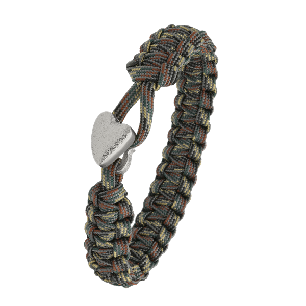 Aagaard\'s FSTS camouflage armbånd m sølv lås 05