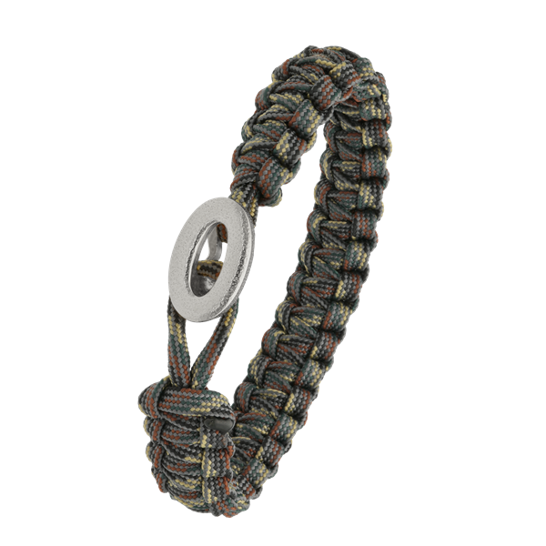 Aagaard\'s FSTS camouflage armbånd m sølv lås 06