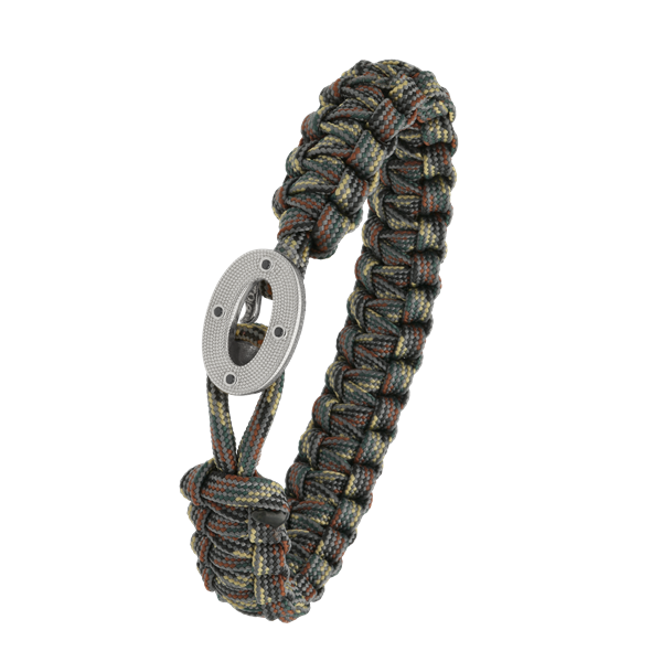 Aagaard\'s FSTS camouflage armbånd m sølv lås 07
