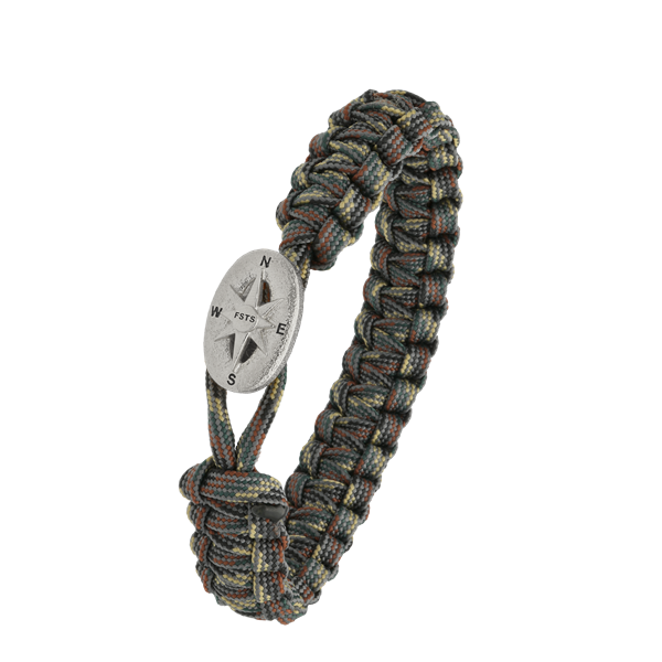 Aagaard\'s FSTS camouflage armbånd m sølv lås 09