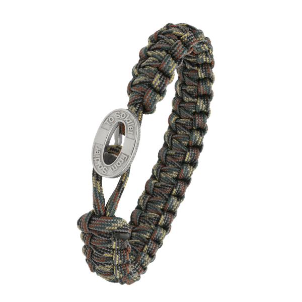 Aagaard\'s FSTS camouflage armbånd m sølv lås 10