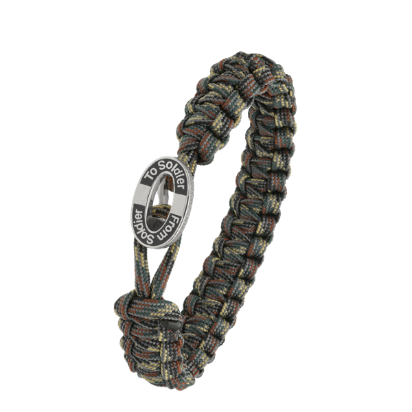 Aagaard\'s FSTS camouflage armbånd m sølv lås 11