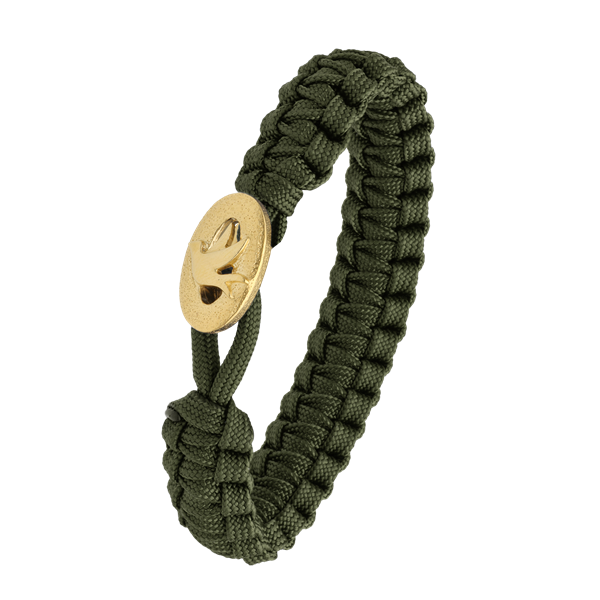 Aagaard\'s FSTS grønt armbånd m forg lås 01