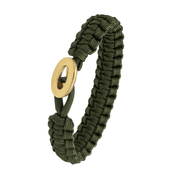 Aagaard\'s FSTS grønt armbånd m forg lås 06