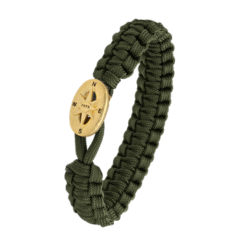 Aagaard's FSTS grønt armbånd m forg lås 09