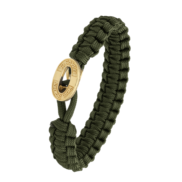 Aagaard\'s FSTS grønt armbånd m forg lås 10