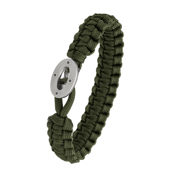 Aagaard\'s FSTS grønt armbånd m sølv lås 07