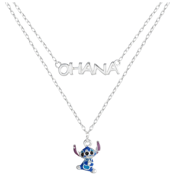 Disney\'s Stitch & Ohana Sølv halskæde