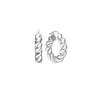 Aagaard's Ørehænger,Big Twist, sølv