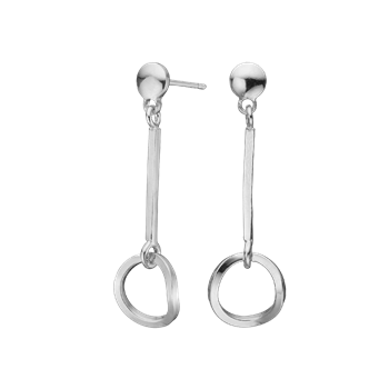 Aagaard's Ørehænger oval, sølv