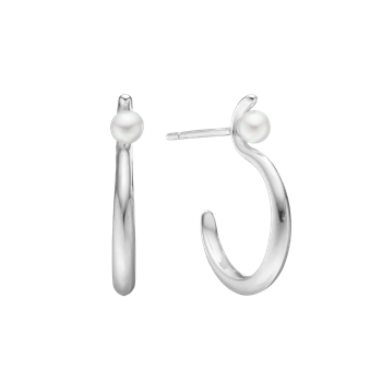 Aagaard's Ørering, Perlebue, 20,5x15x2,5mm