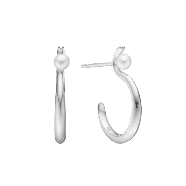 Aagaard\'s Ørering, Perlebue, 20,5x15x2,5mm