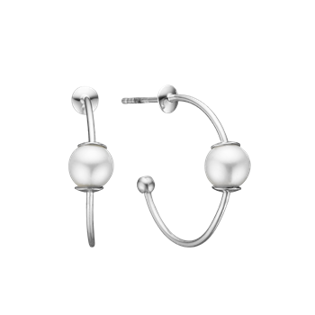 Aagaard's Halvcreol m/ferskvandsperle, 23mm sølv