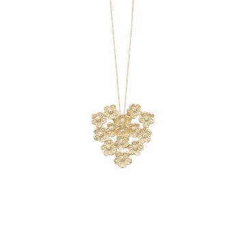 Aagaard's Halskæde, 8kt, Blomster