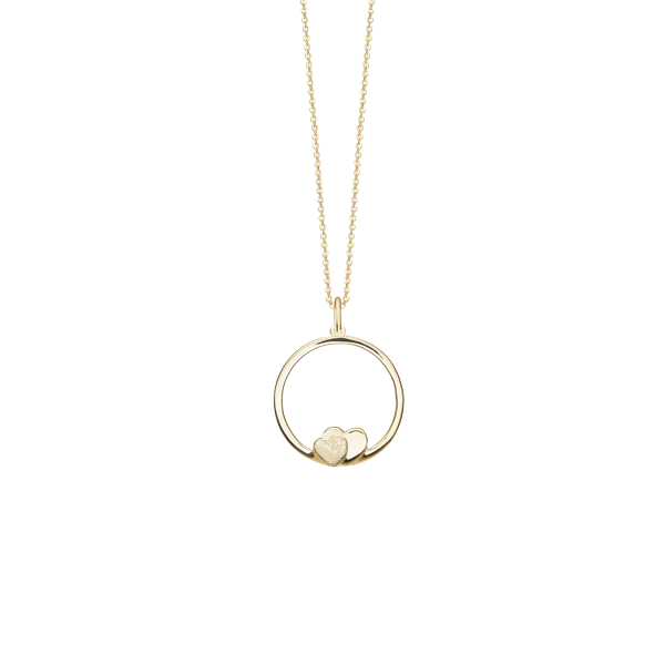 Aagaard\'s Halskæde, 8kt, Cirkel hjerte