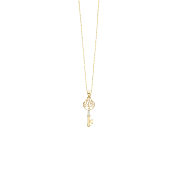 Aagaard's Halskæde, 8kt, Livets træ nøgle