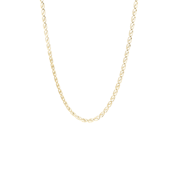 Aagaard's Halskæde, 8kt, Små led 45cm