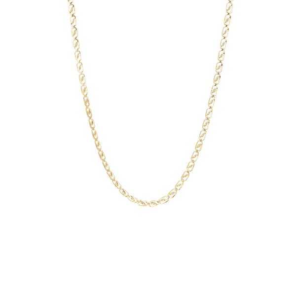 Aagaard\'s Halskæde, 8kt, Små led 45cm