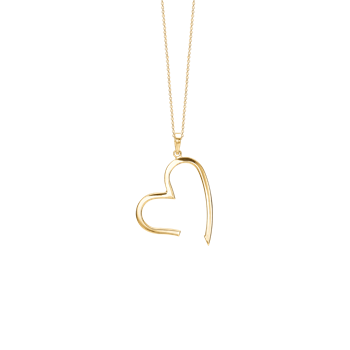 Aagaard's Halskæde, 8kt, Hjerte