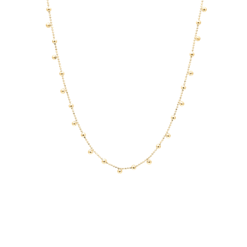 Aagaard's Halskæde Kugler, forg, 40+5 cm