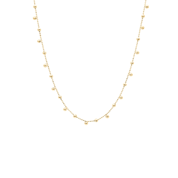 Aagaard\'s Halskæde Kugler, forg, 40+5 cm