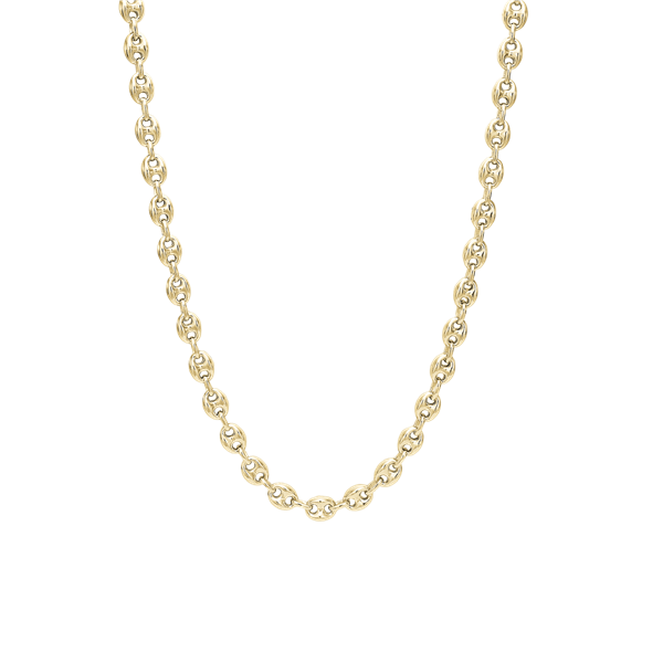 Aagaard\'s Calabrote halskæde 45 cm, forg. Sølv