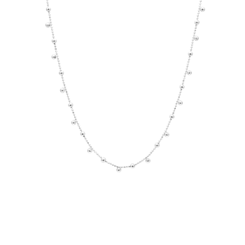 Aagaard's Halskæde Kugler, sølv, 40+5 cm