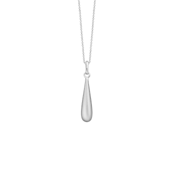 Aagaard's Halskæde, Drop sandblast, sølv 45cm