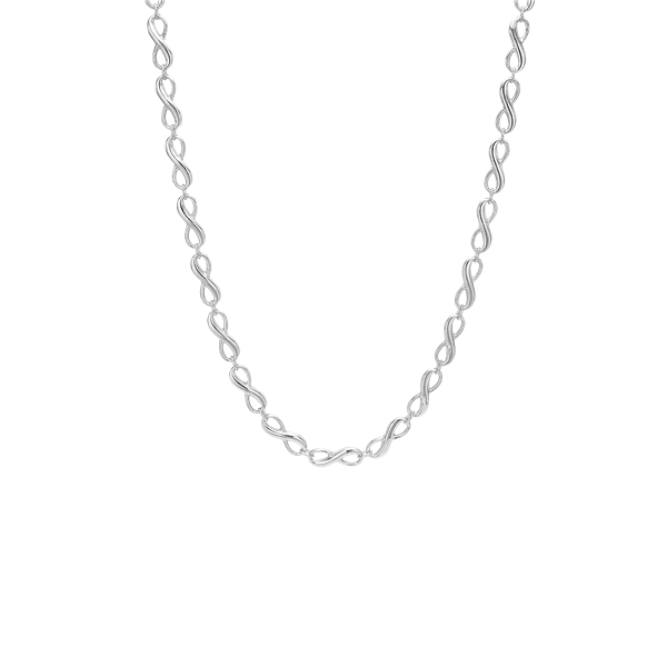 Aagaard\'s Halskæde Evighedstegn, 45 cm sølv