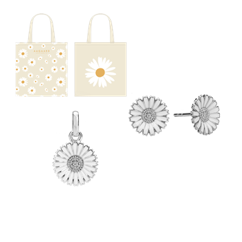 Aagaard's Marguerit sæt i Sølv