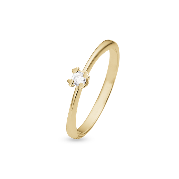 Aagaard\'s MARY Ring 8K LG DIAM 0,10CT W/VS