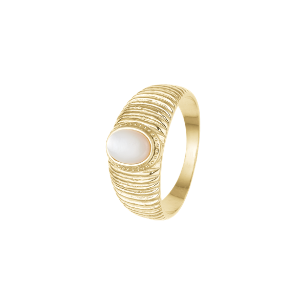 Aagaard\'s Ring, Perlemor, forg sølv