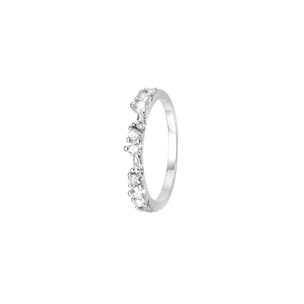 Aagaard\'s Evig Kærlighed, ring, sølv, 11 CZ