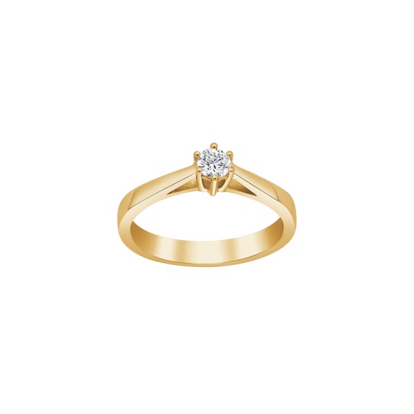 Siersbøl\'s SIERSBØL 14kt. Afrodite guldring m. 0.20ct WSI