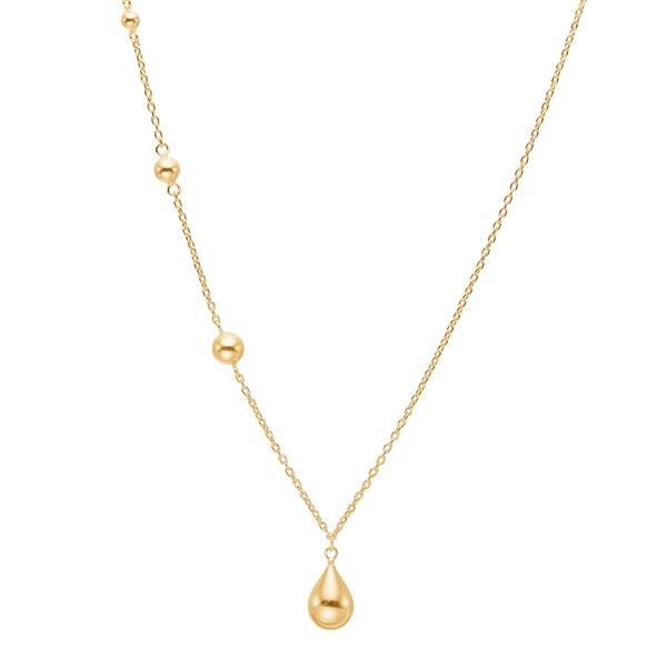 Nordahl\'s Forgyldt sølv halskæde DROPS52