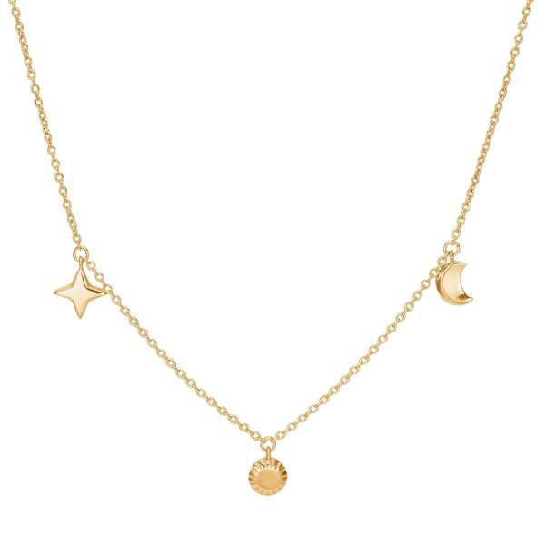 Nordahl\'s Forgyldt sølv halskæde UNIVERSE52