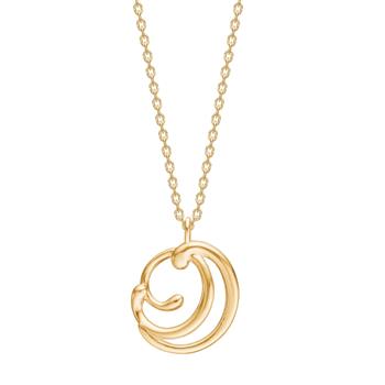 Nordahl's Forgyldt sølv halskæde AURA52