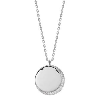 Joanli Nor's Rhd. sølv halskæde rund SARANOR