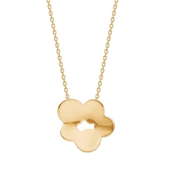 Nordahl\'s Forgyldt sølv halskæde BLOOM52