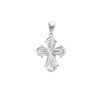 Aagaard's RHOD. SØLV D.KORS GRAVERET 17 X 20,5 MM