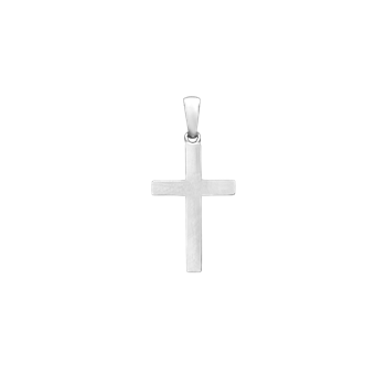 Aagaard's RHOD. SØLV KORS 13 X 19,5 MM